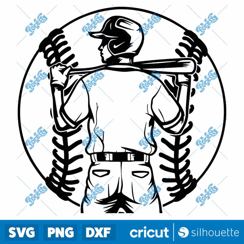 Baseball Player SVG