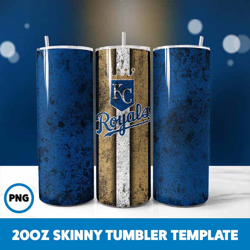 Baseball Royals Grunge Tumbler
Wrap