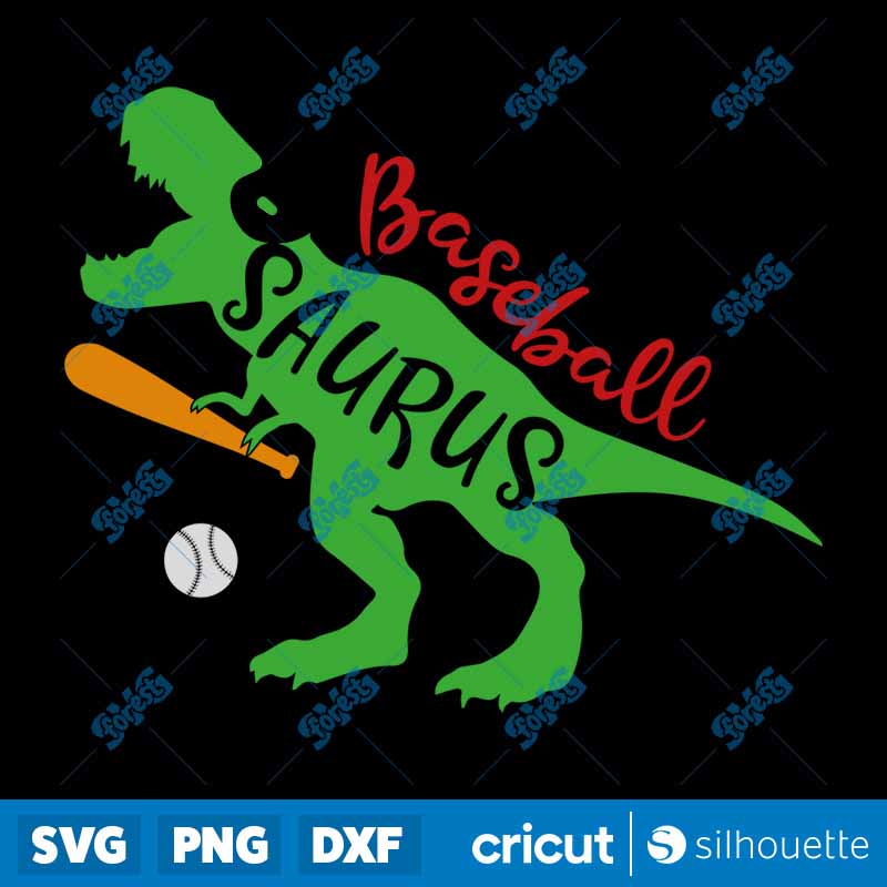 Baseball Saurus Rex SVG