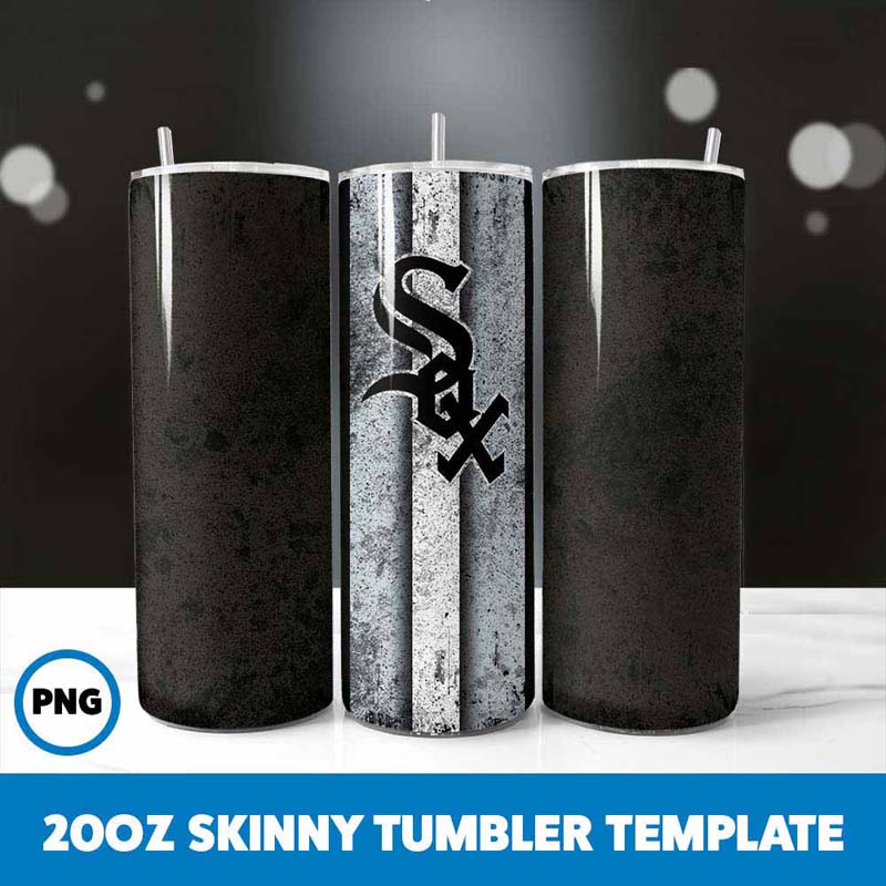 Baseball Vintage Grunge
  Baseball White Sox Grunge Tumbler Wrap