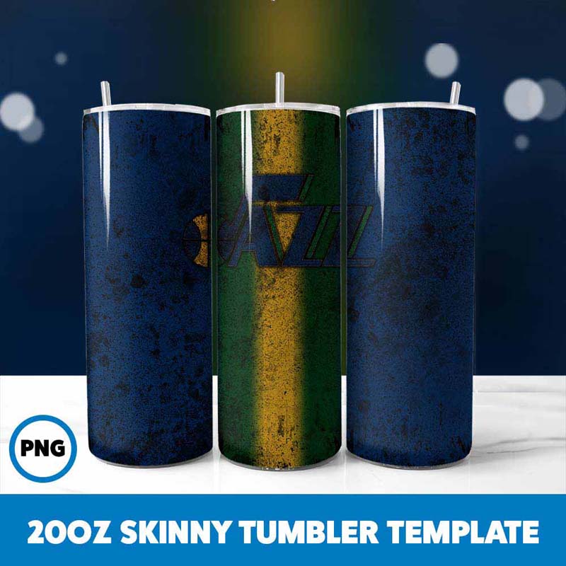 Basketball Jazz Tumbler Wrap