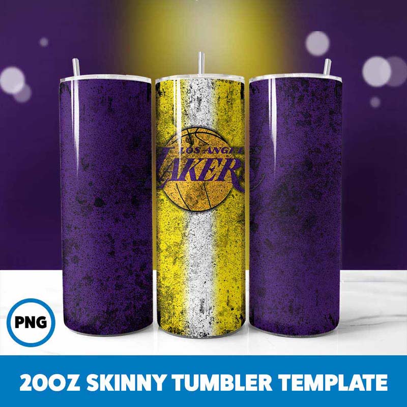 Basketball Lakers Tumbler Wrap