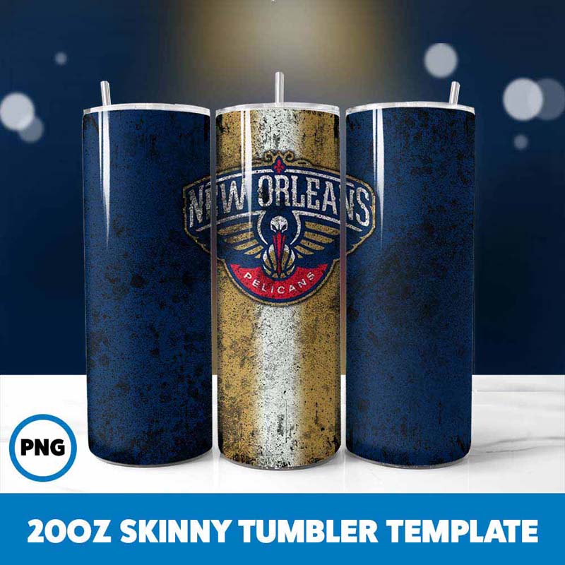 Basketball Pelicans Tumbler
  Wrap