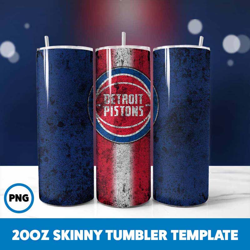 Basketball Pistons Tumbler
  Wrap