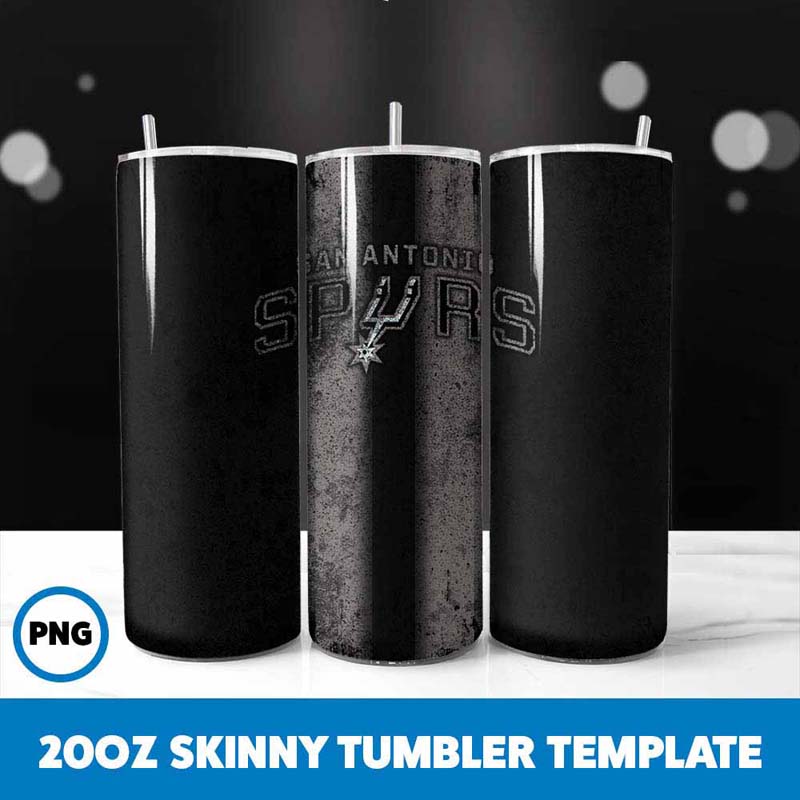 Basketball Spurs Tumbler Wrap