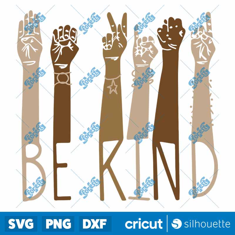 Be Kind Hand SVG