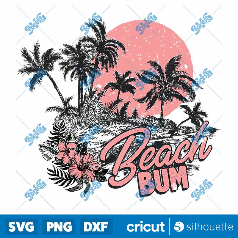 Beach Bum SVG