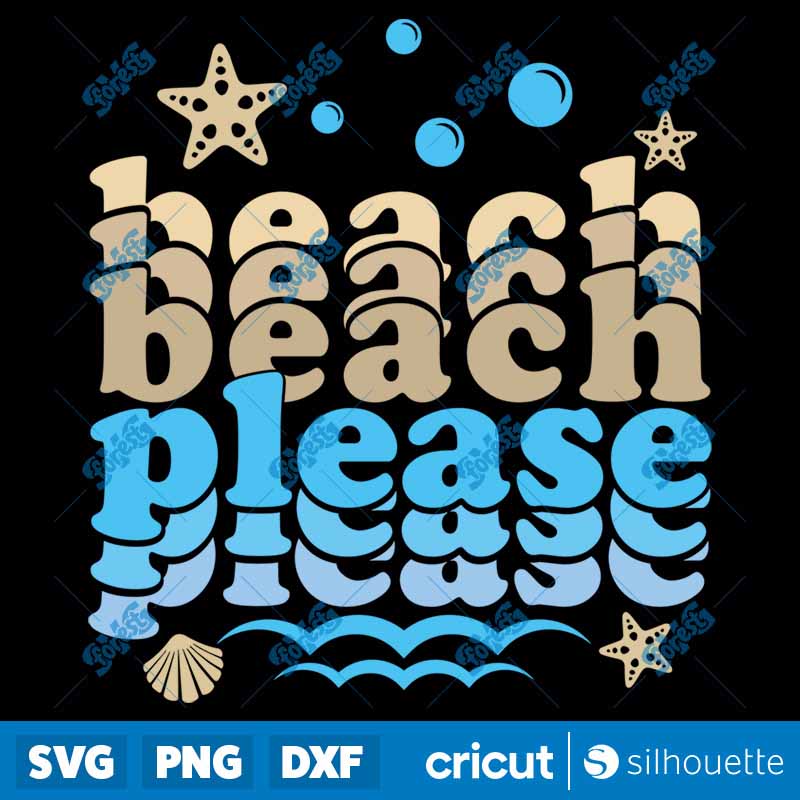 Beach Please SVG