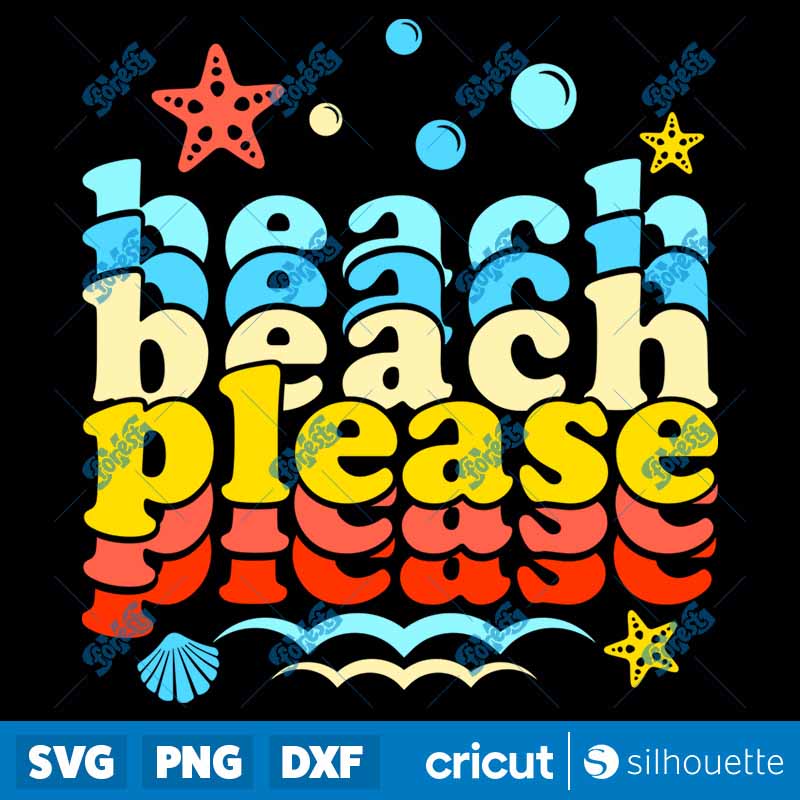 Beach Please SVG