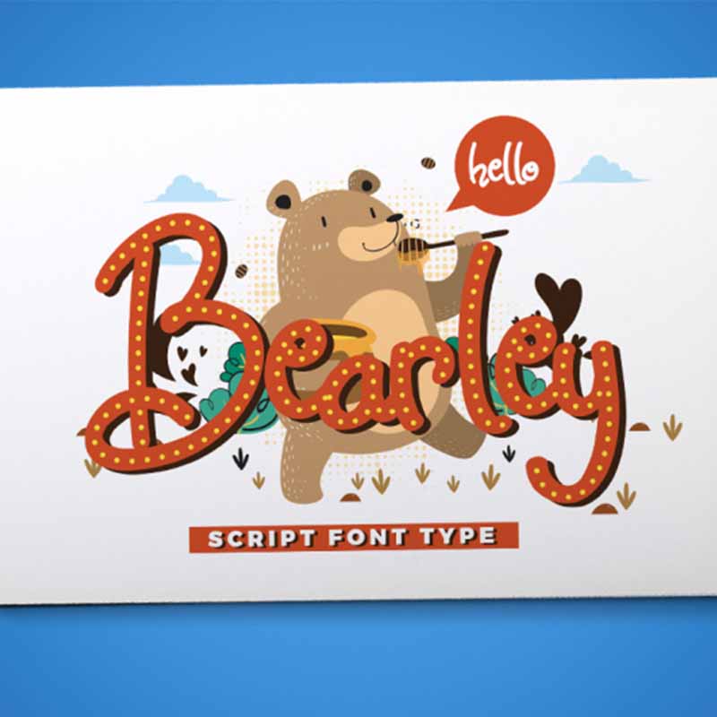 Bearley Typeface Font