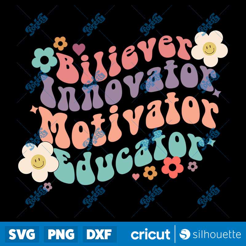 Believer Motivator Educator
SVG