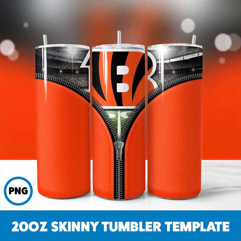 Bengals Zipper Tumbler Wrap