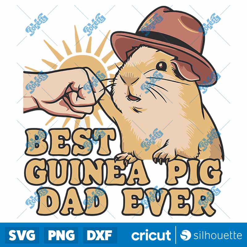 Best Guinea Pig Dad Ever
Groovy Dad SVG