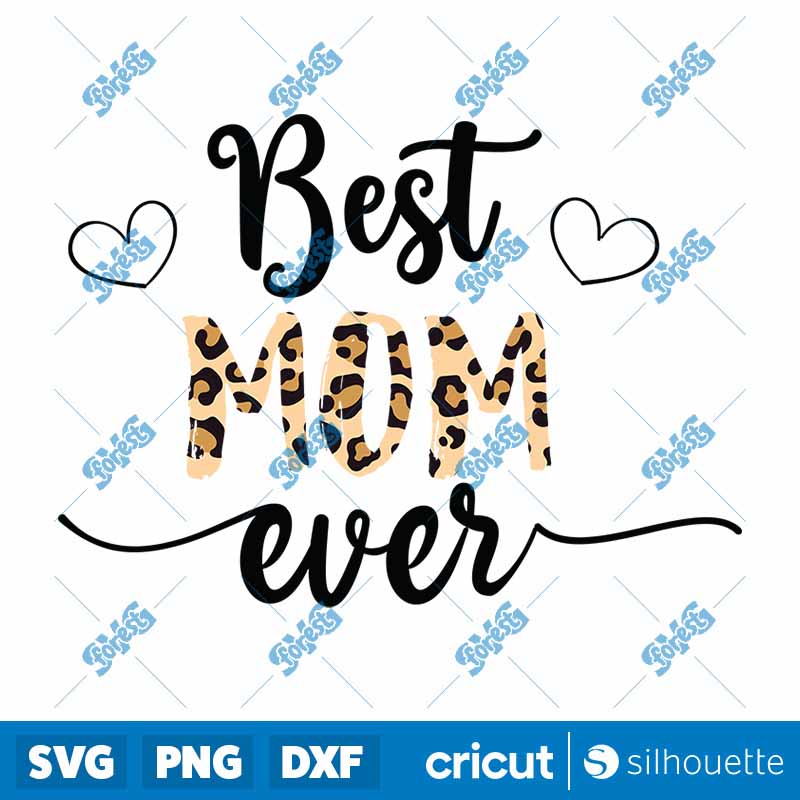 Best Mom Leopard SVG