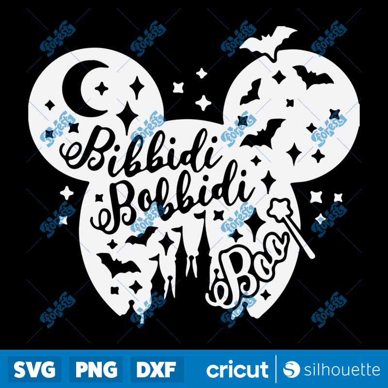 Bibbidi Bobbidi Boo Disney
  Halloween SVG