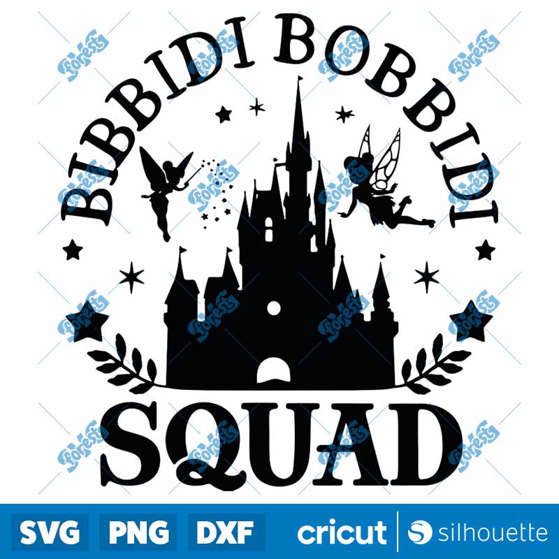 Bibbidi Bobbidi Squad Magical
  Castle SVG