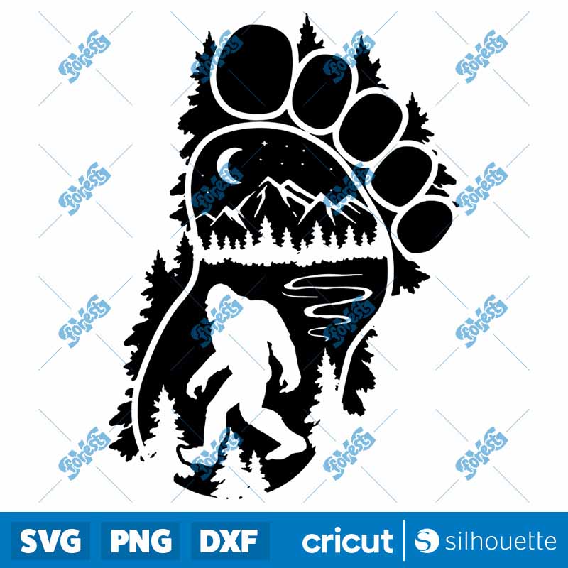 Big Foot Wild Monster SVG