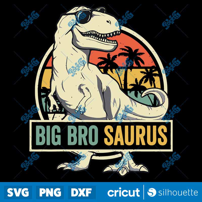 Bigbrosaurus T Rex Dinosaur
Big Bro Saurus Brother Family SVG