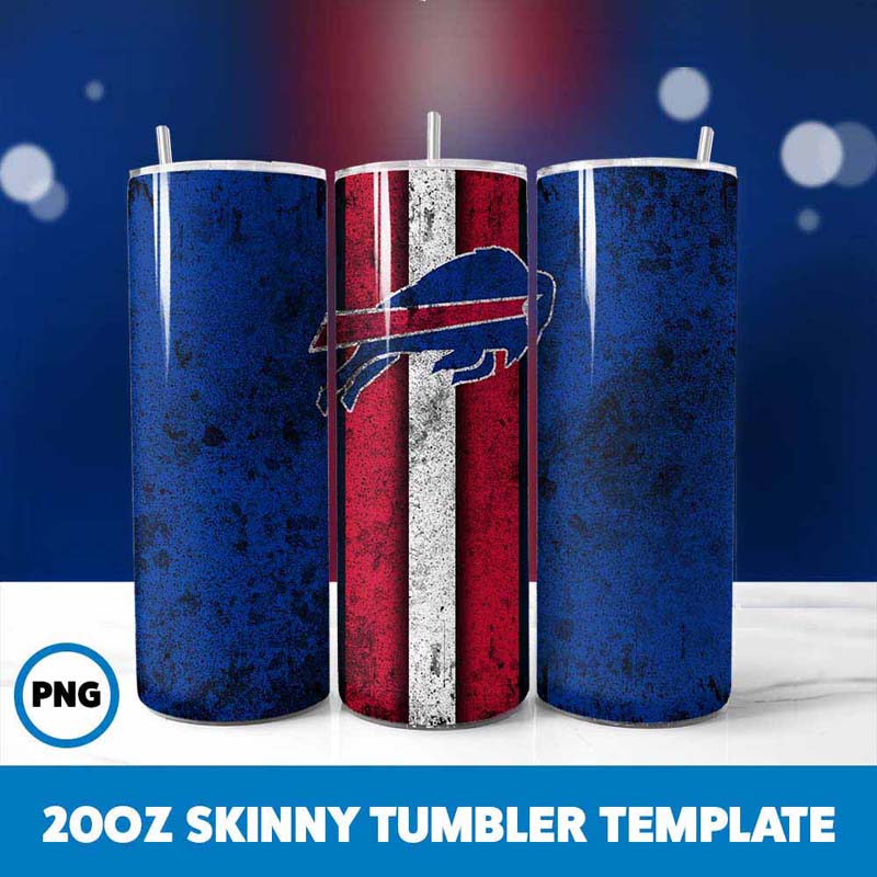 Bills Grunge Football Tumbler
  Wrap