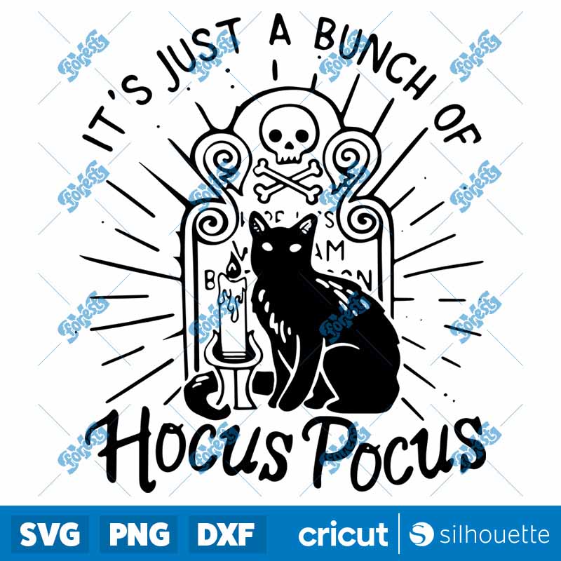 Black Cat Hocus Pocus SVG