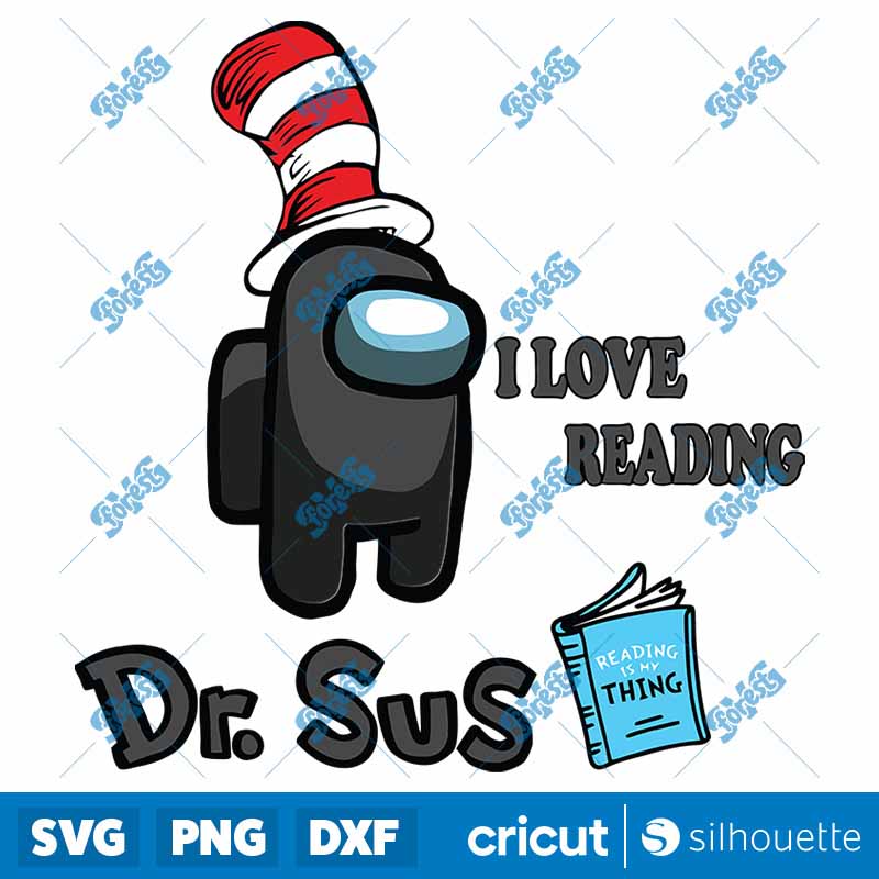 Black Dr Sus SVG