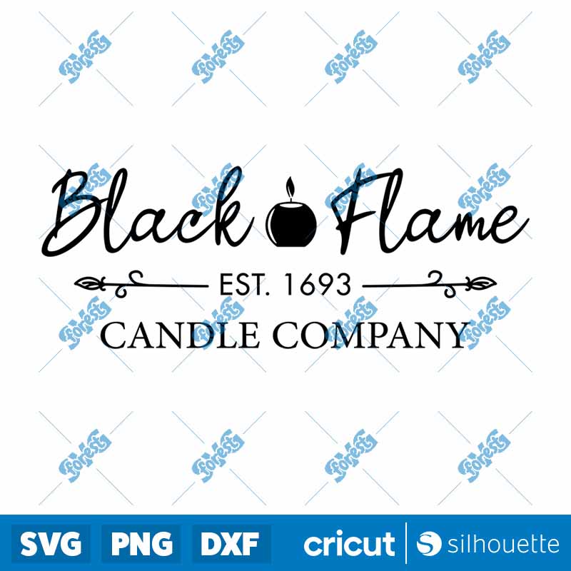 Black Flame Candle Company
  Halloween SVG