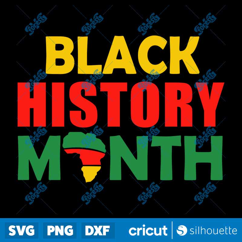 Black History Month SVG