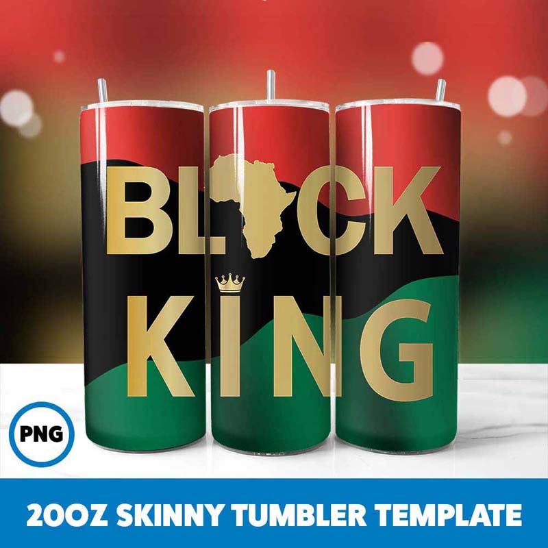 Black King Tumbler Wrap