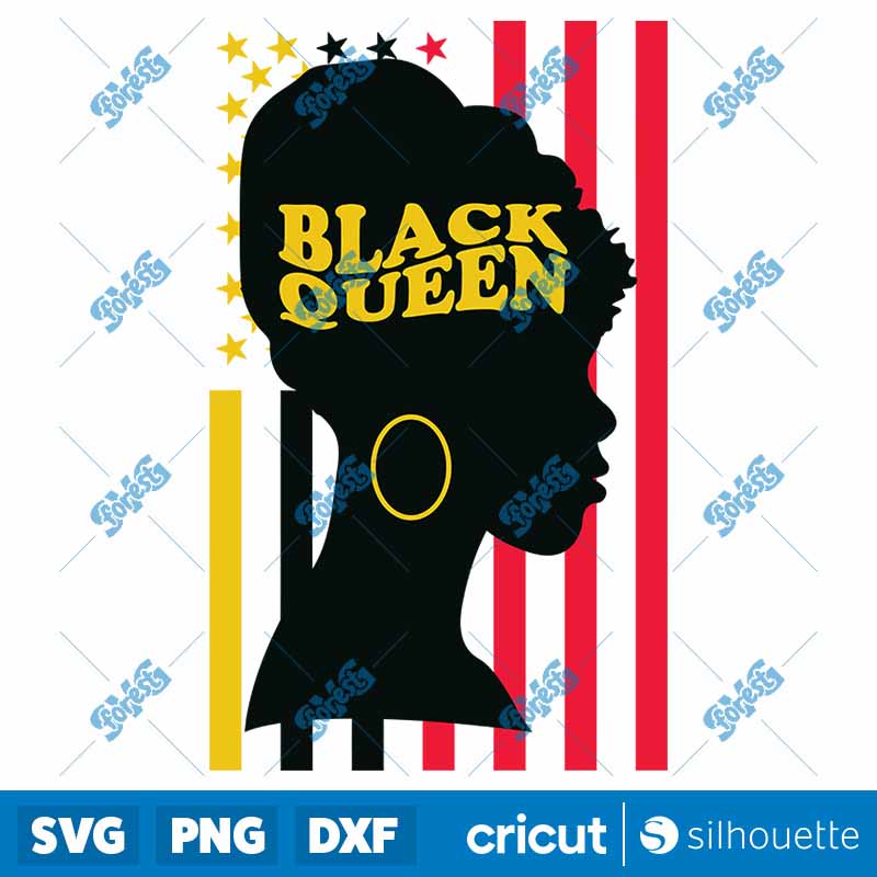 Black Queen Juneteenth SVG