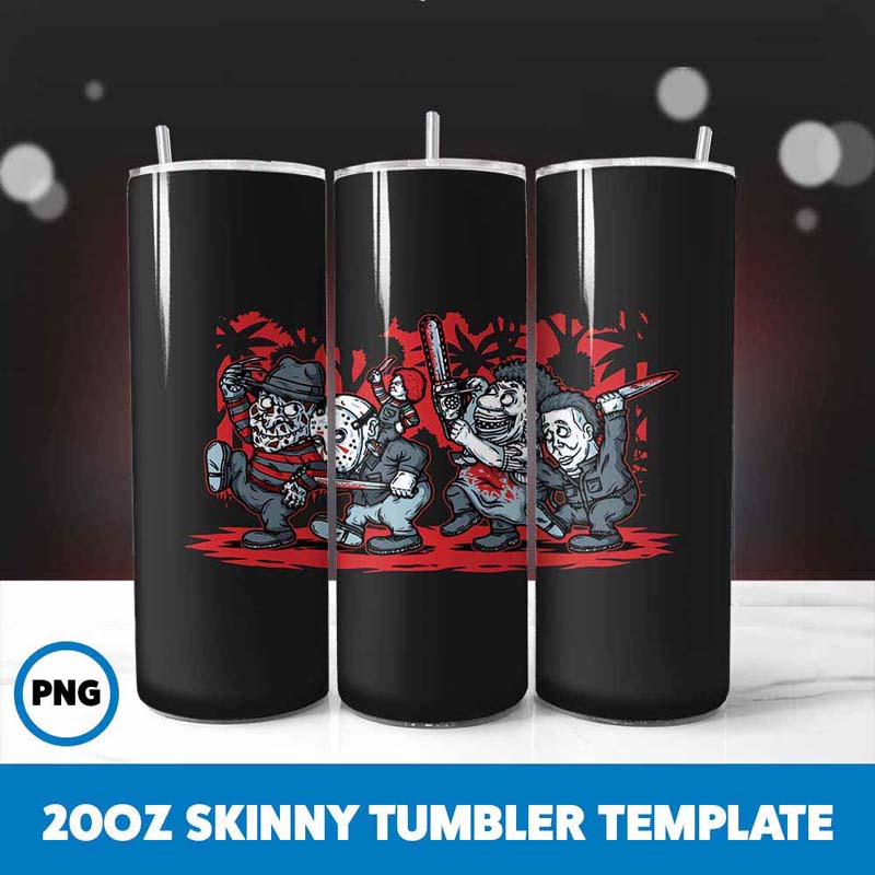 Blood Horror Character Tumbler
  Wrap