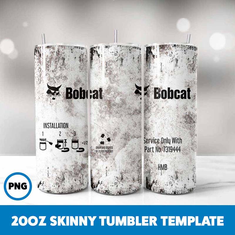 Bobcat Oil Filter Tumbler Wrap