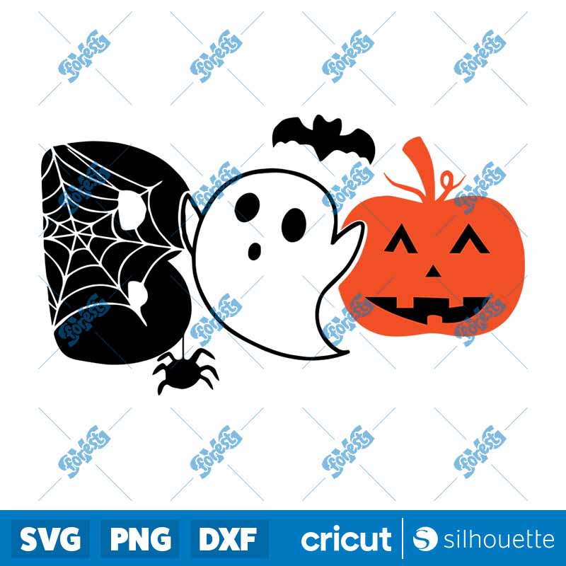 Boo Halloween SVG