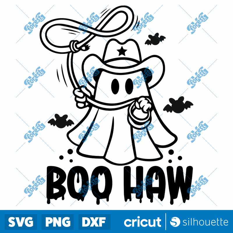 Boo Haw Ghost SVG