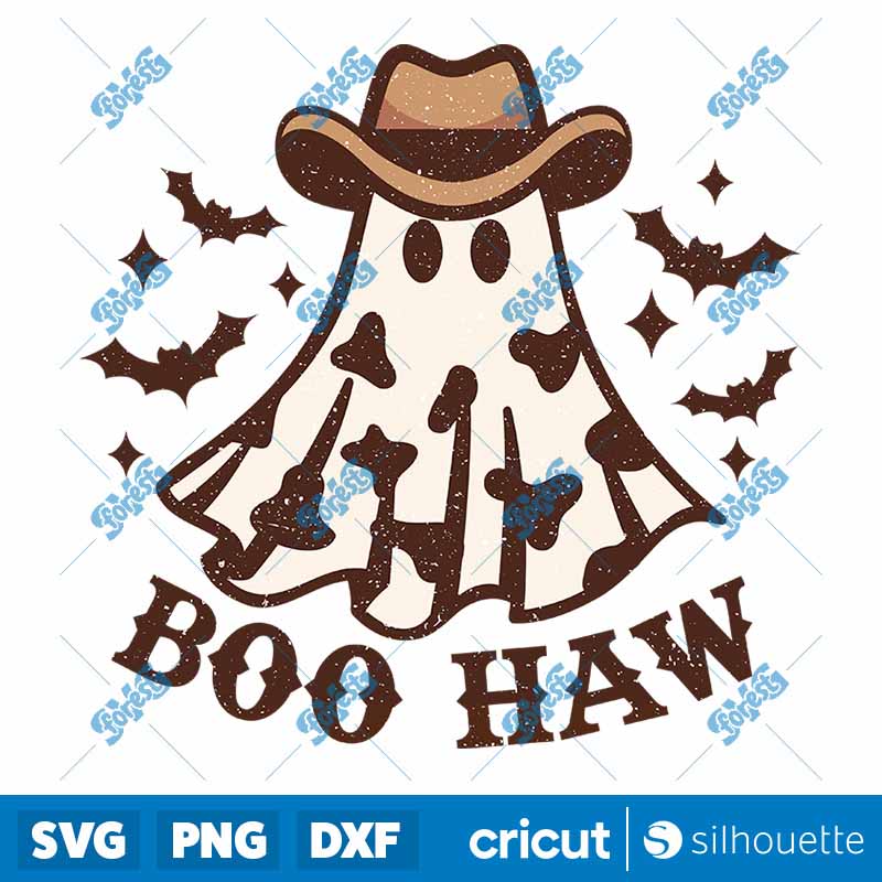 Boo Haw Western Ghost
  Sublimation PNG