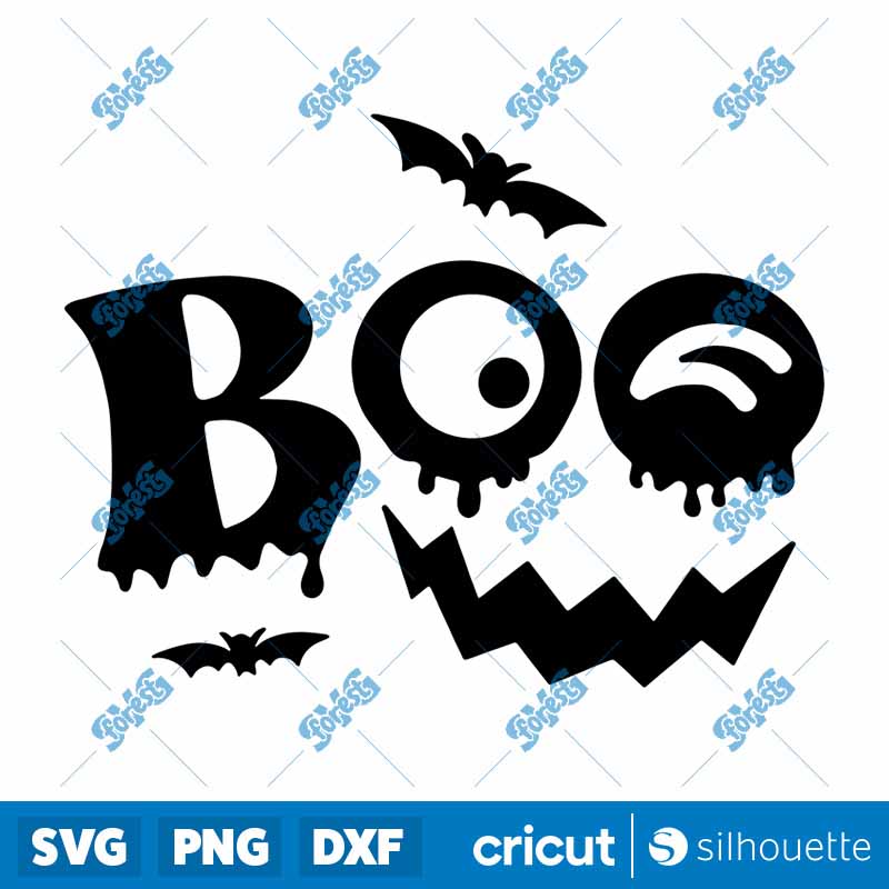 Boo Pumpkin Halloween SVG