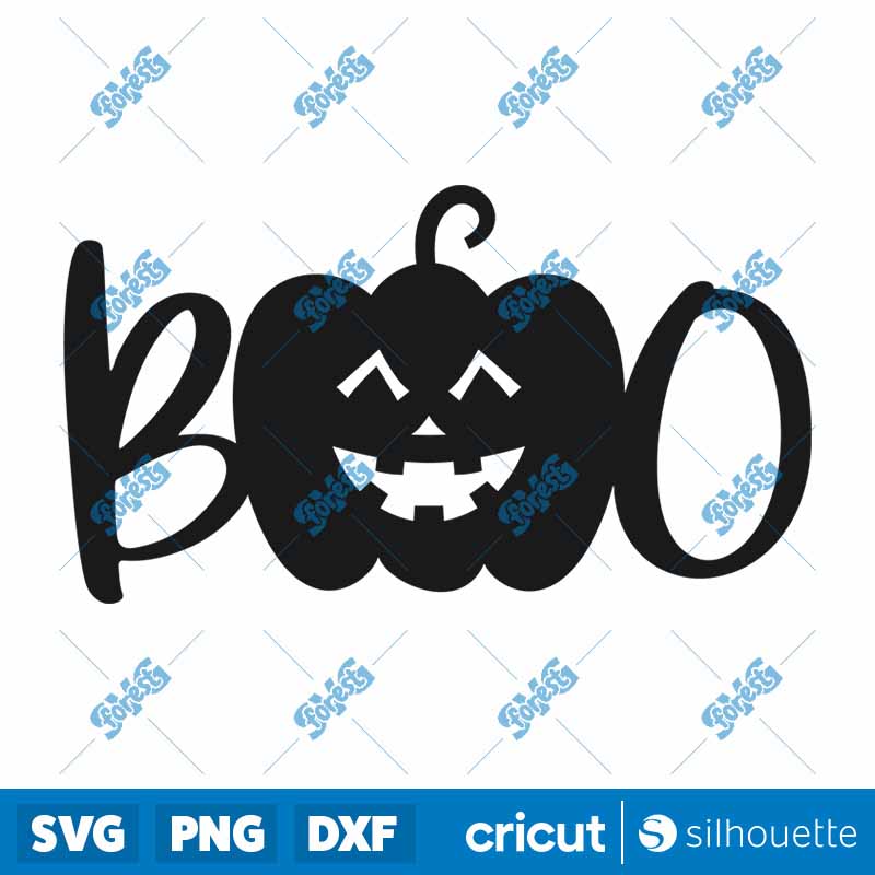 Boo Pumpkin SVG