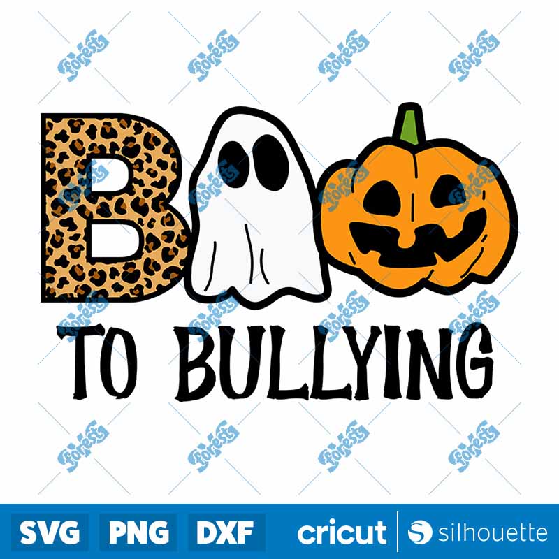 Boo To Bullying SVG