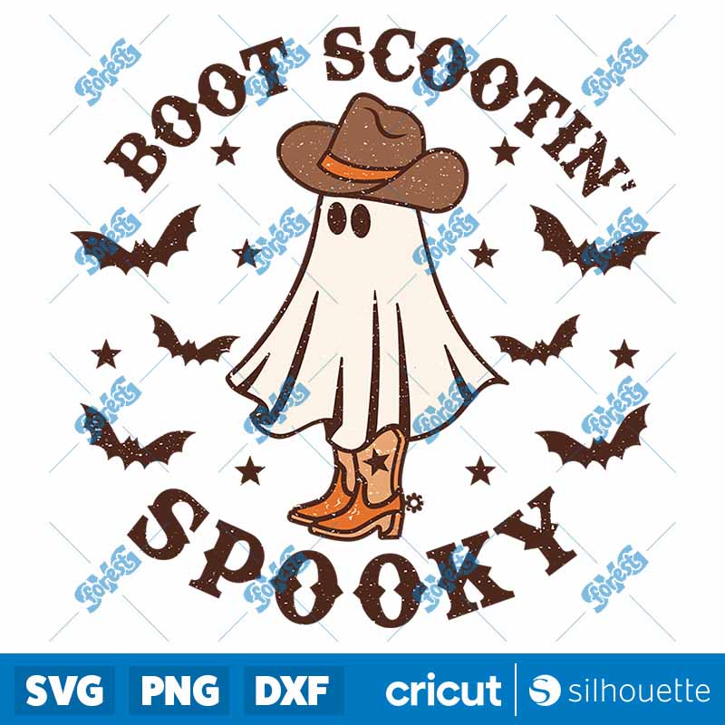 Boot Scootin Spooky
  Sublimation PNG