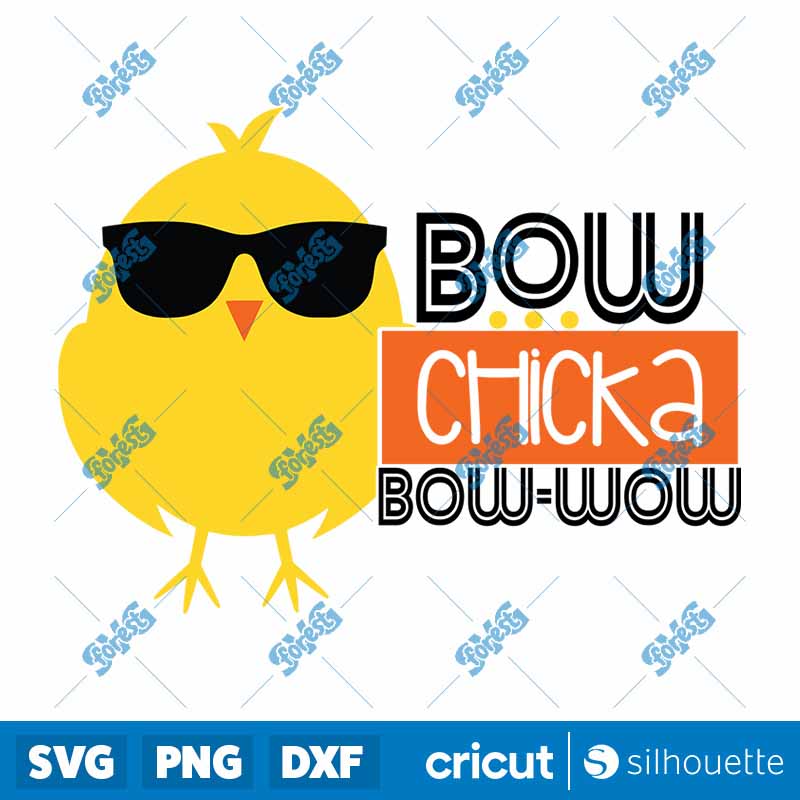 Bow Chicka Bow Wow SVG