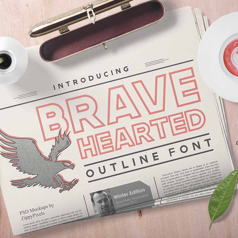 Brave Hearted Font