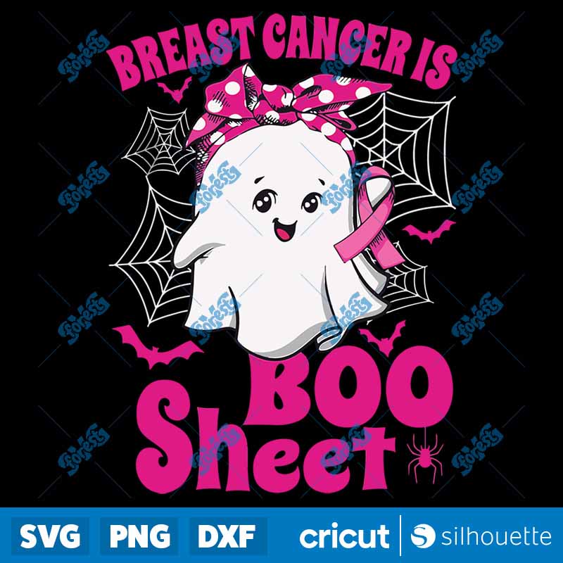 Breast Cancer Is Boo Sheet
  Halloween Costume SVG