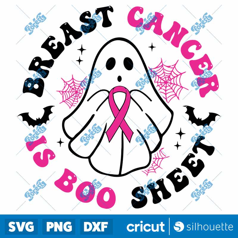 Breast Cancer Is Boo Sheet SVG