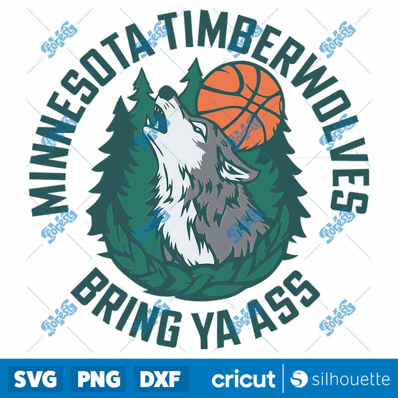 Bring Ya Ass Minnesota
  Timberwolves NBA Team SVG