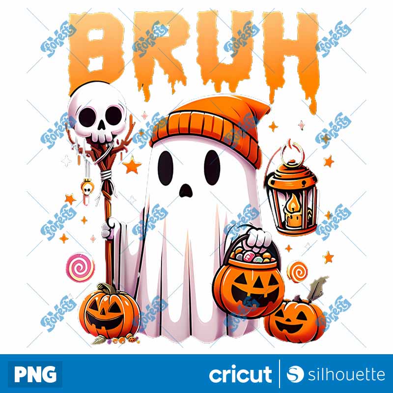 Bruh Ghost Funny Halloween
Cute Ghost Trick Or Treat PNG