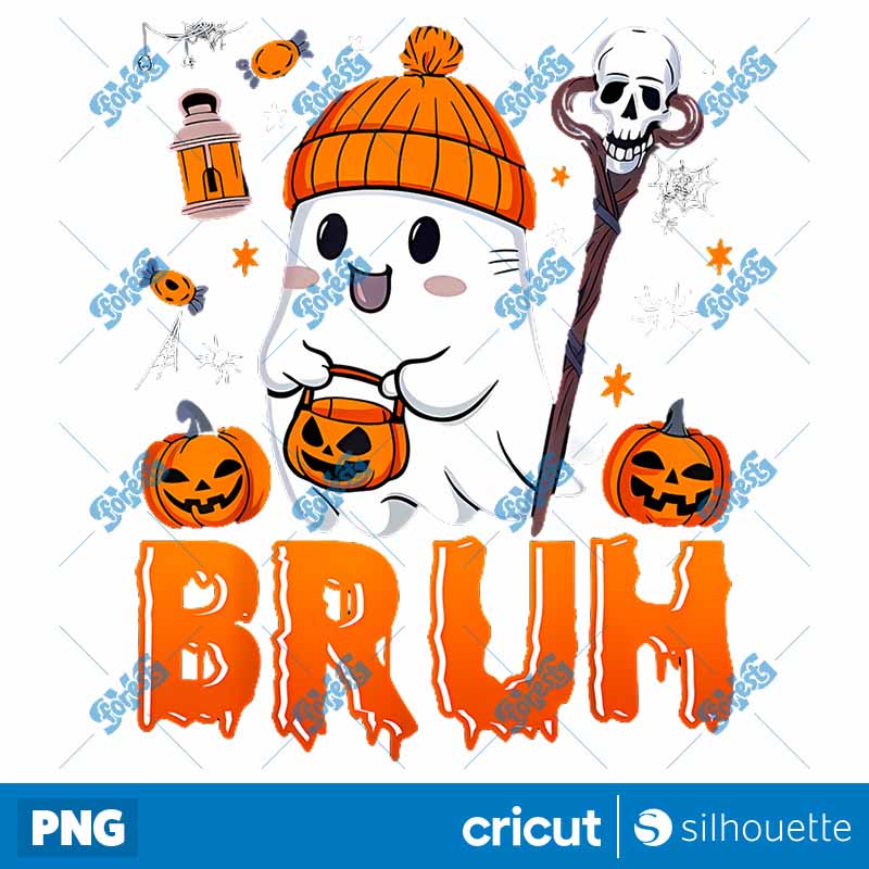 Bruh Ghost Halloween Ghost
Trick Or Treat Candy Kids PNG