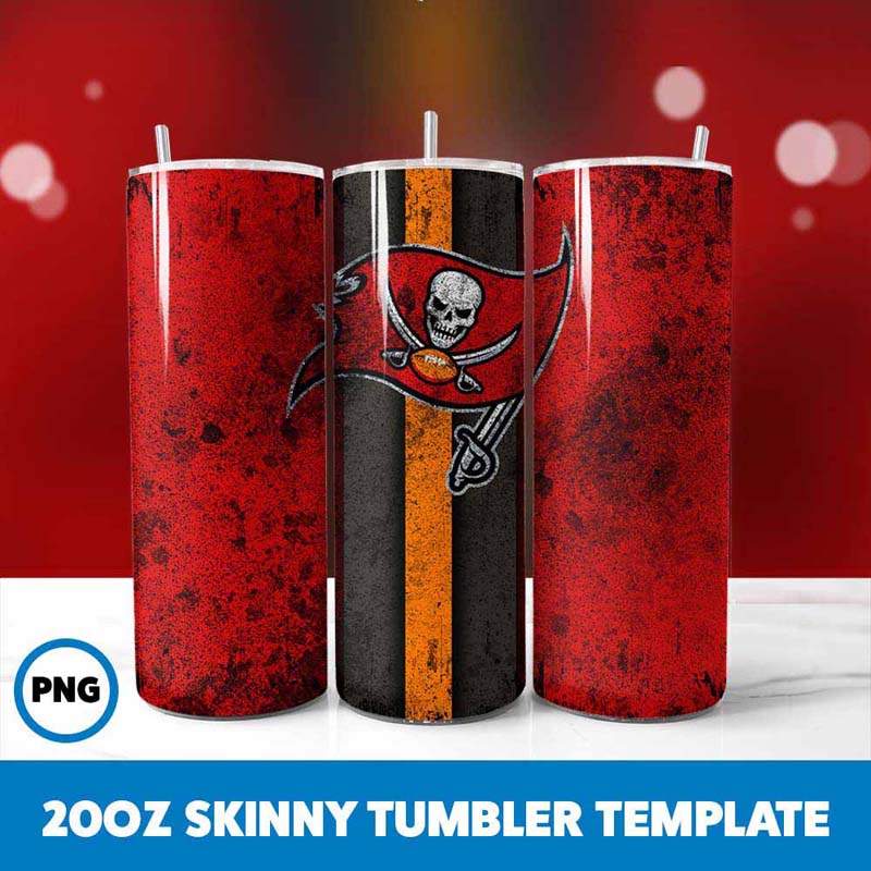 Buccaneers Grunge Football
Tumbler Wrap