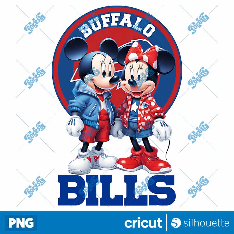 Buffalo Bills Mickey Minnie
  NFL PNG