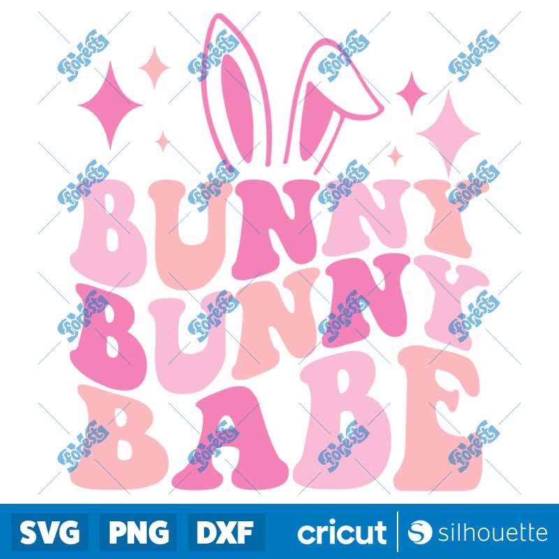 Bunny Bunny Babe SVG