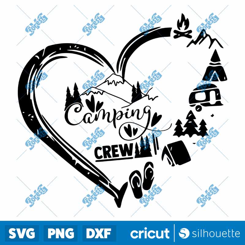 Camping Crew SVG