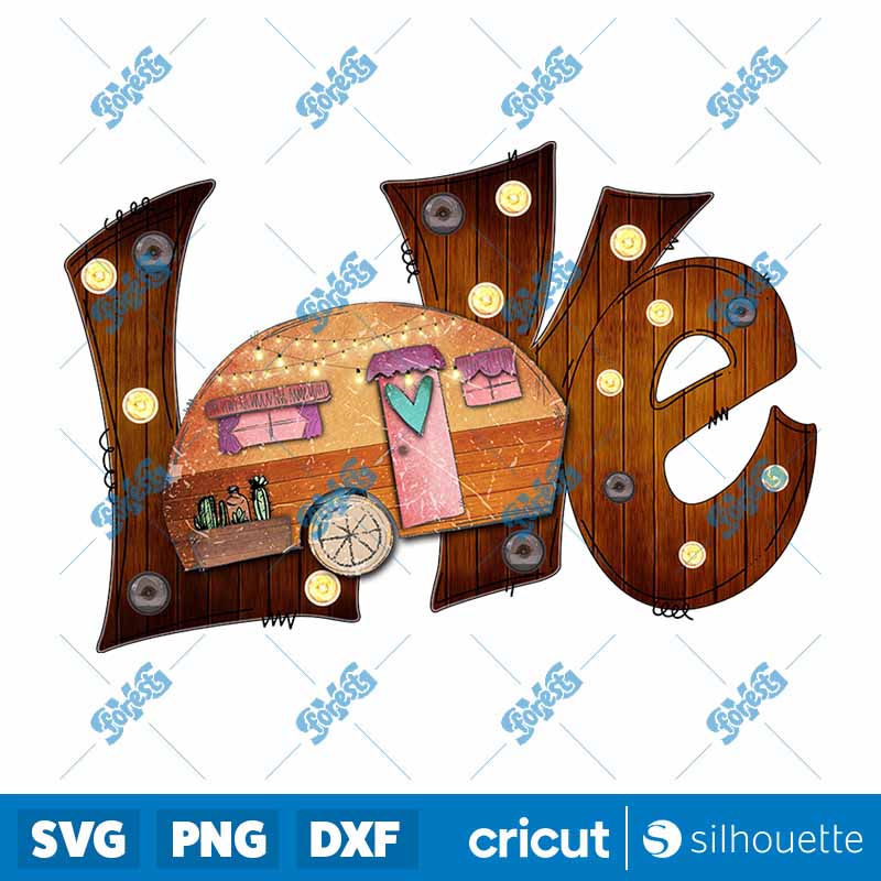 Camping Heart PNG